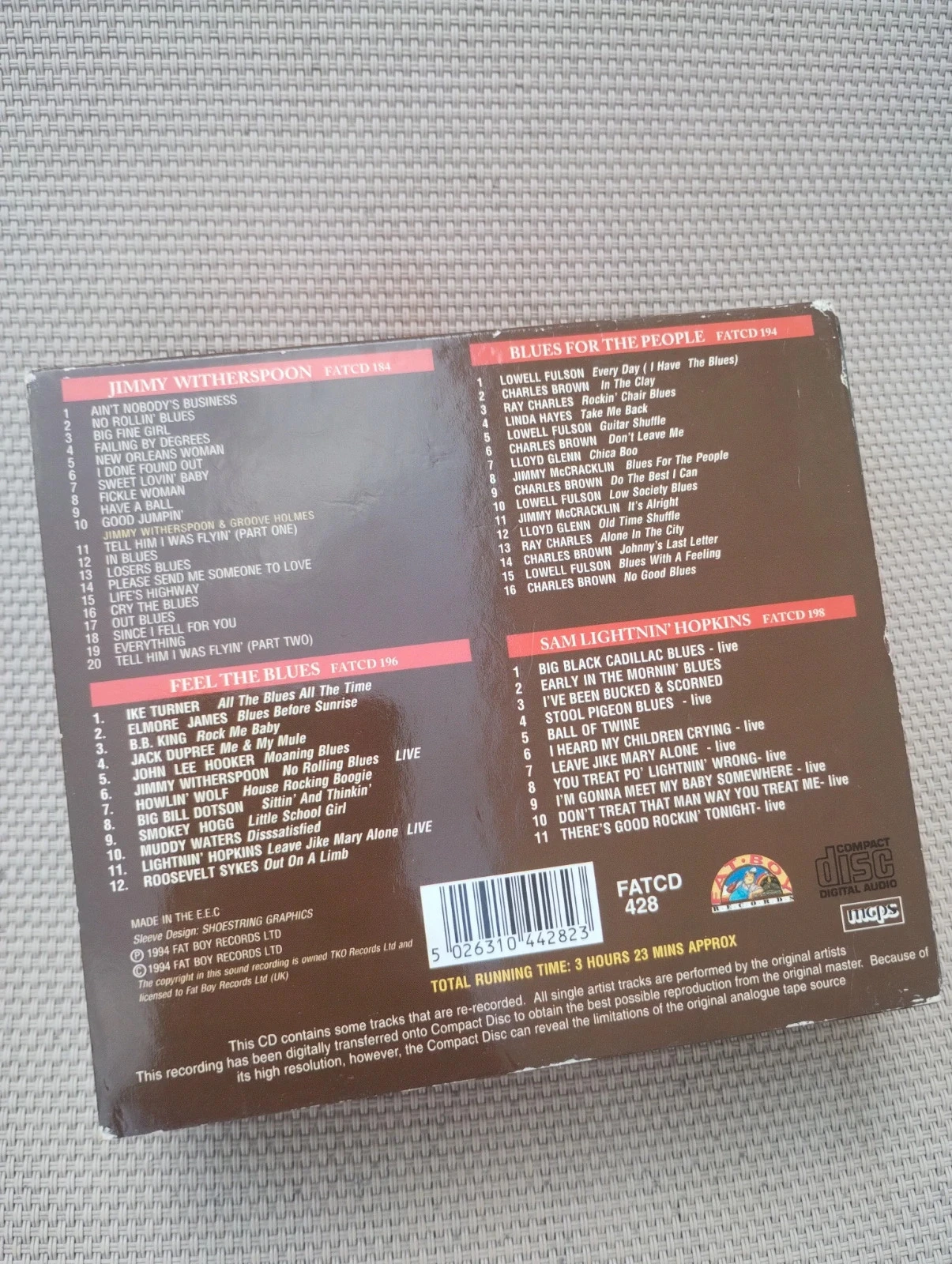 Coffret 4 CD The Blues – photo 2